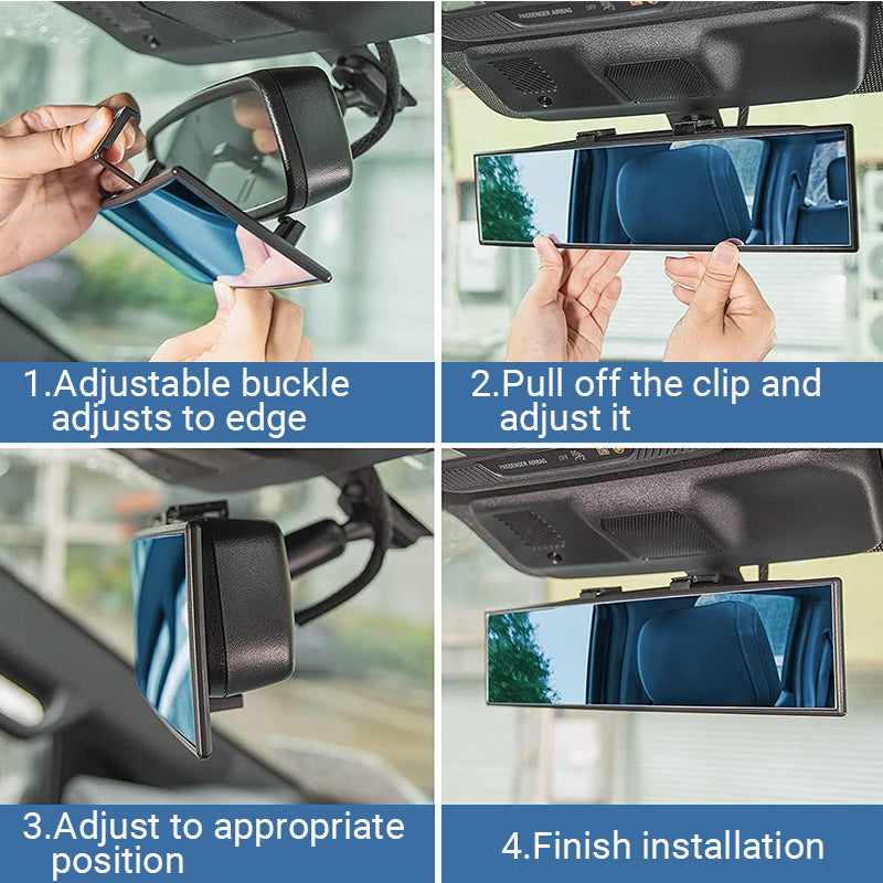 PanoramaView – Espejo retrovisor curvado y ancho