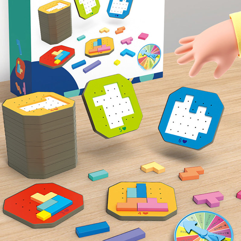 BrightBlocks – Juego de construcción y lógica colorido de 128 piezas | 50% DESCUENTO