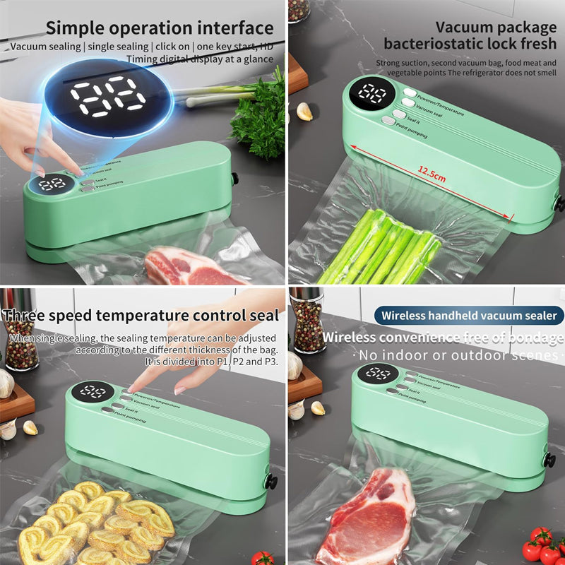 SealMate™ – Envasadora al vacío inalámbrica compacta | 50% DESCUENTO