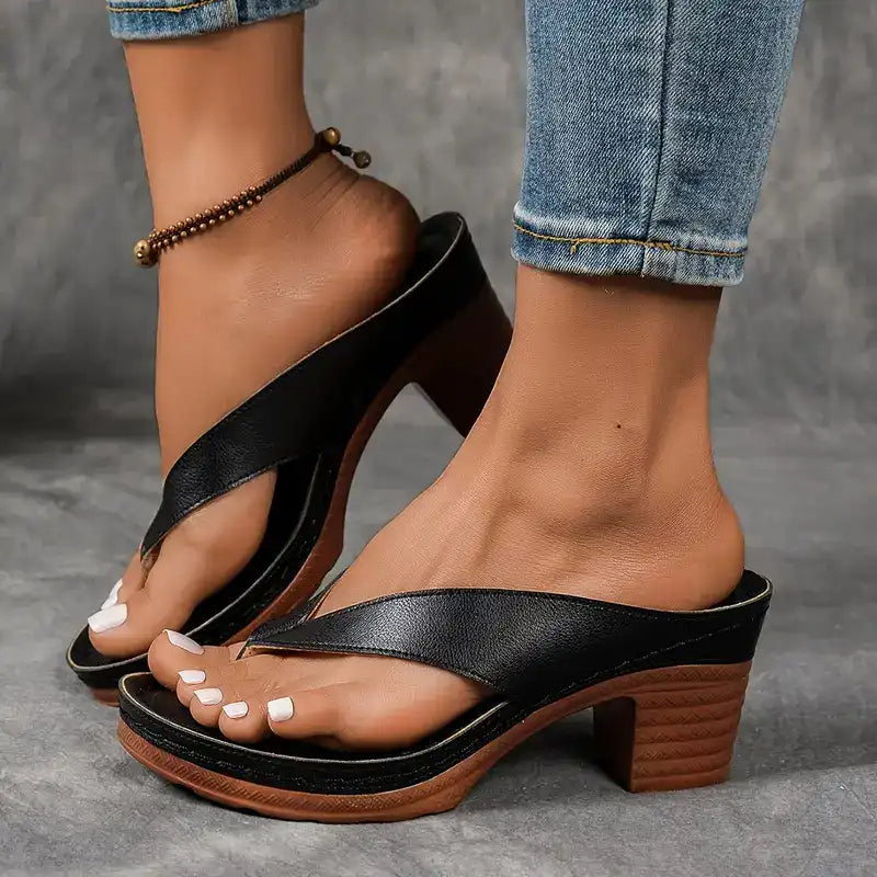 Sophia - Sandalias ortopédicas cómodas y elegantes con tacón alto