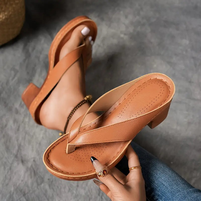 Sophia - Sandalias ortopédicas cómodas y elegantes con tacón alto