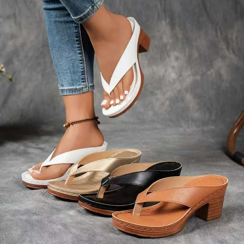 Sophia - Sandalias ortopédicas cómodas y elegantes con tacón alto