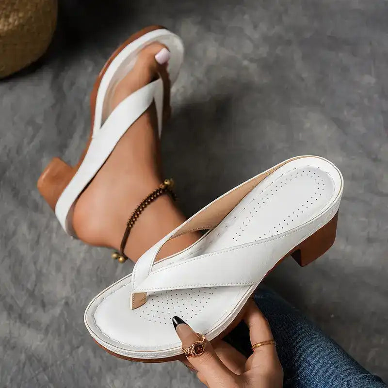 Sophia - Sandalias ortopédicas cómodas y elegantes con tacón alto