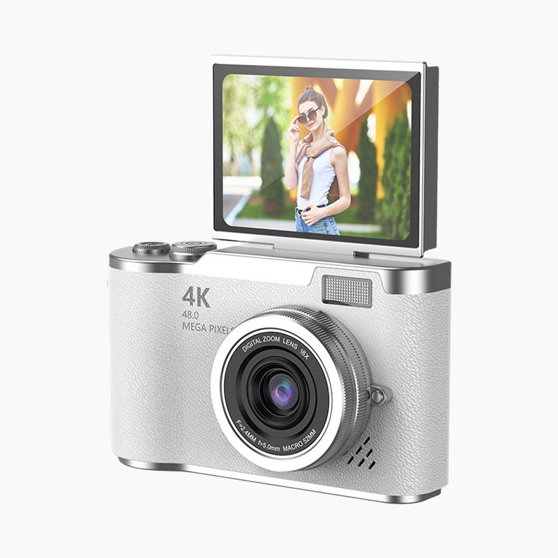 Skorter | Cámara Digital con Pantalla Flip 4K HD