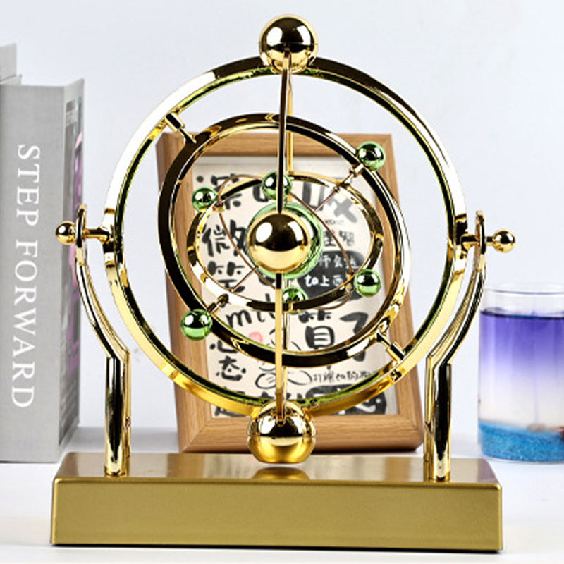 Lisslune | Péndulo con movimiento eterno en órbita celestial – Decoración creativa rotativa para el hogar