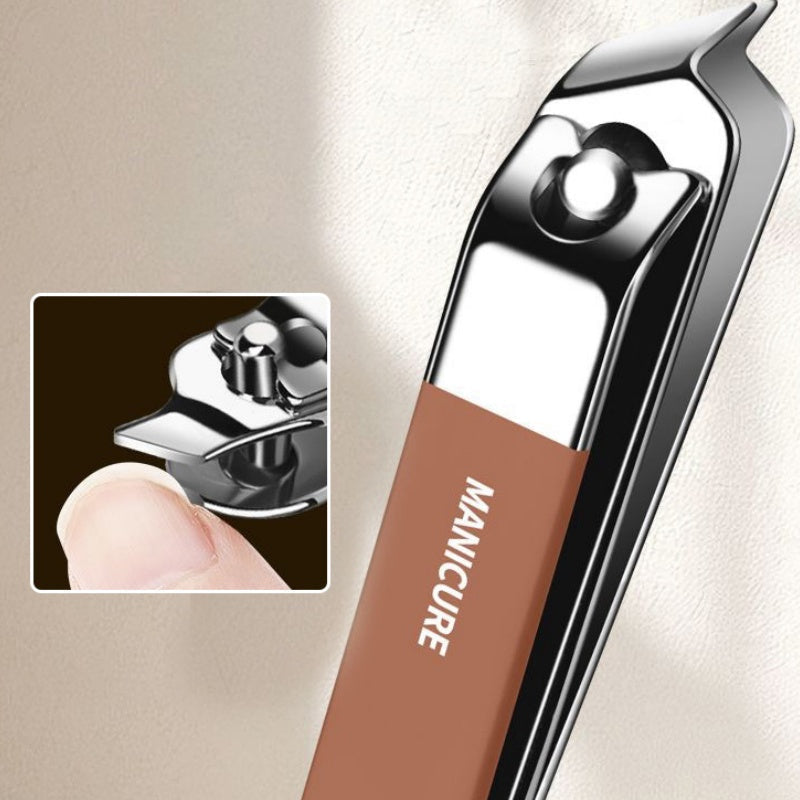 Set de manicura portátil de 7 piezas con cortauñas