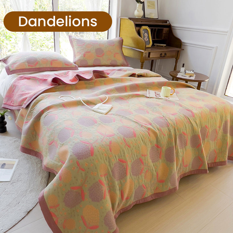 CottonDream – Manta de algodón multifuncional de doble cara | 50% DESCUENTO