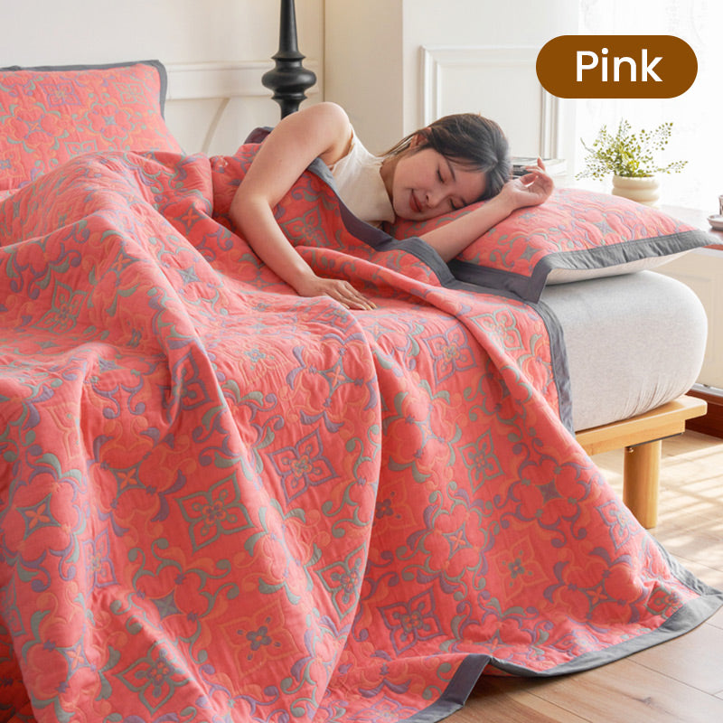 CottonDream – Manta de algodón multifuncional de doble cara | 50% DESCUENTO