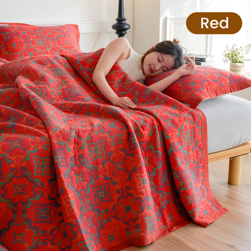 CottonDream – Manta de algodón multifuncional de doble cara | 50% DESCUENTO