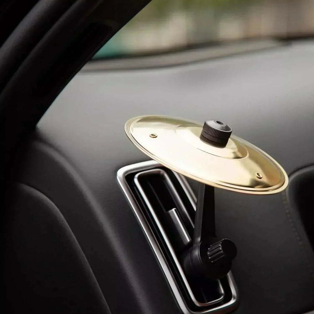 CrashBeat – Mini Crash-Cymbal Decoración para Auto | 1+1 GRATIS