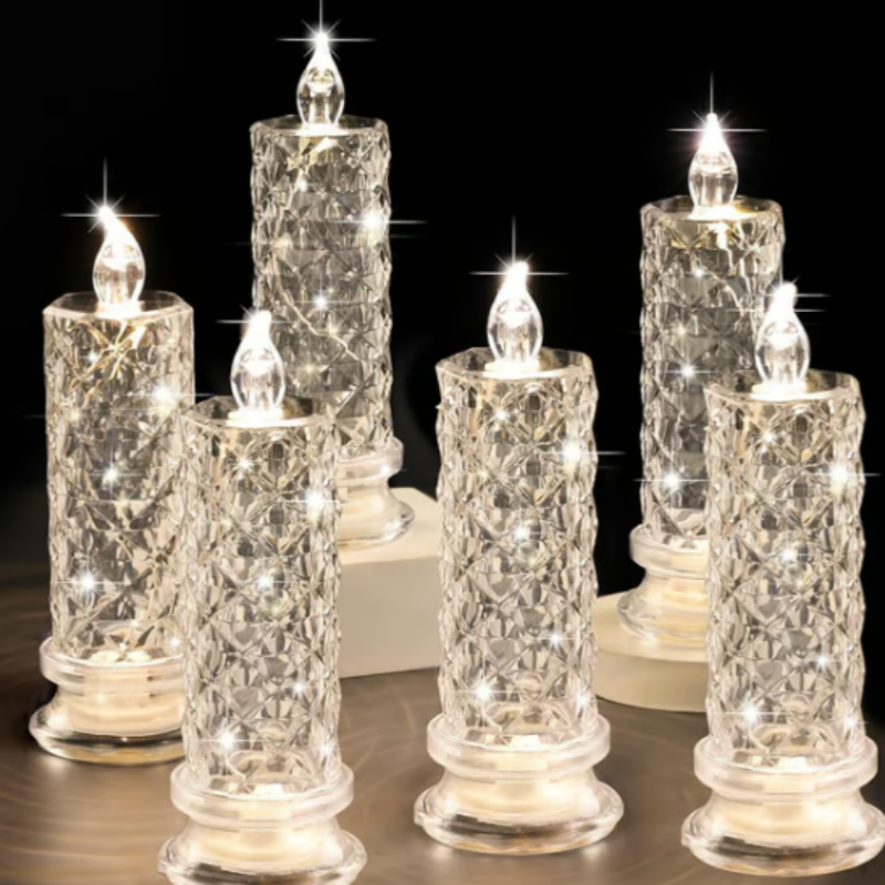 LumiFlame – Vela LED romántica sin llama | Set de 4