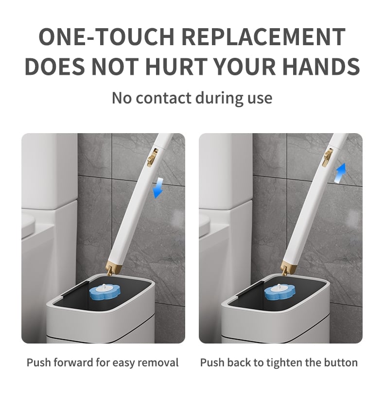 PureClean – Set de cepillos de inodoro higiénico | 2+1 GRATIS