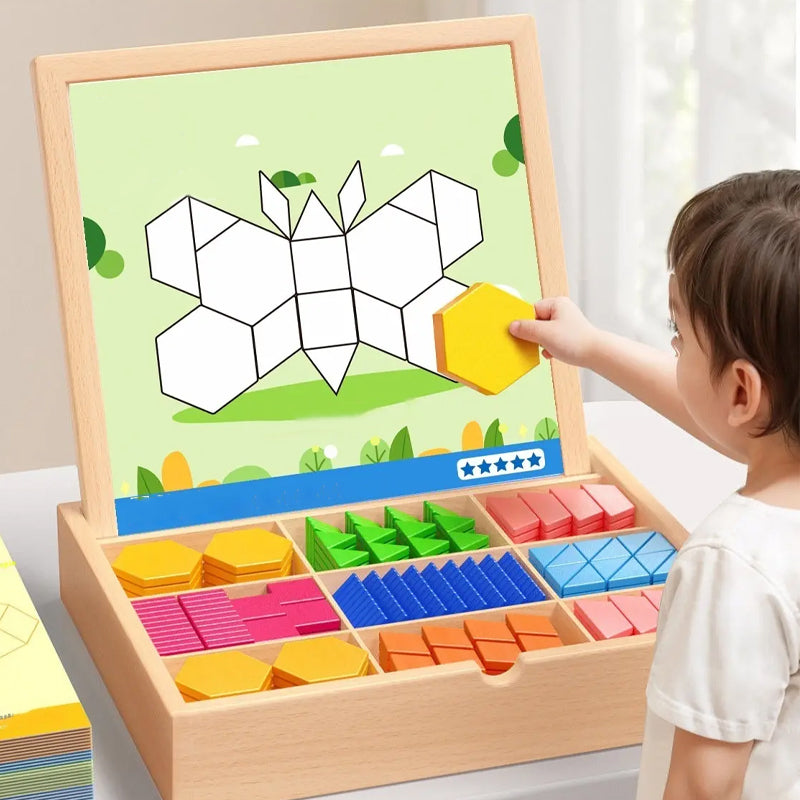 MagniPlay – Juego de rompecabezas de madera magnética | 50% DESCUENTO