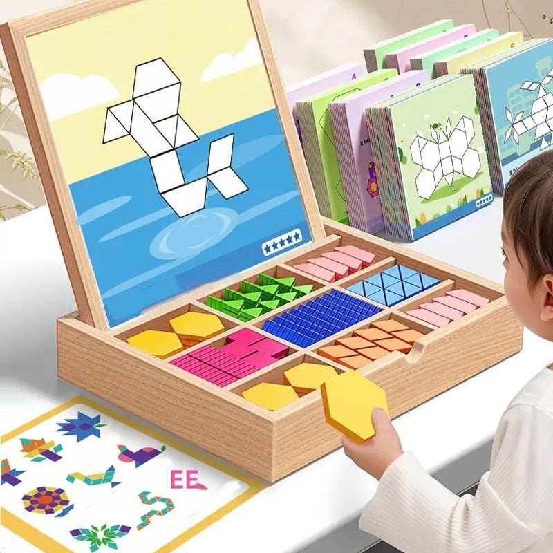 MagniPlay – Juego de rompecabezas de madera magnética | 50% DESCUENTO