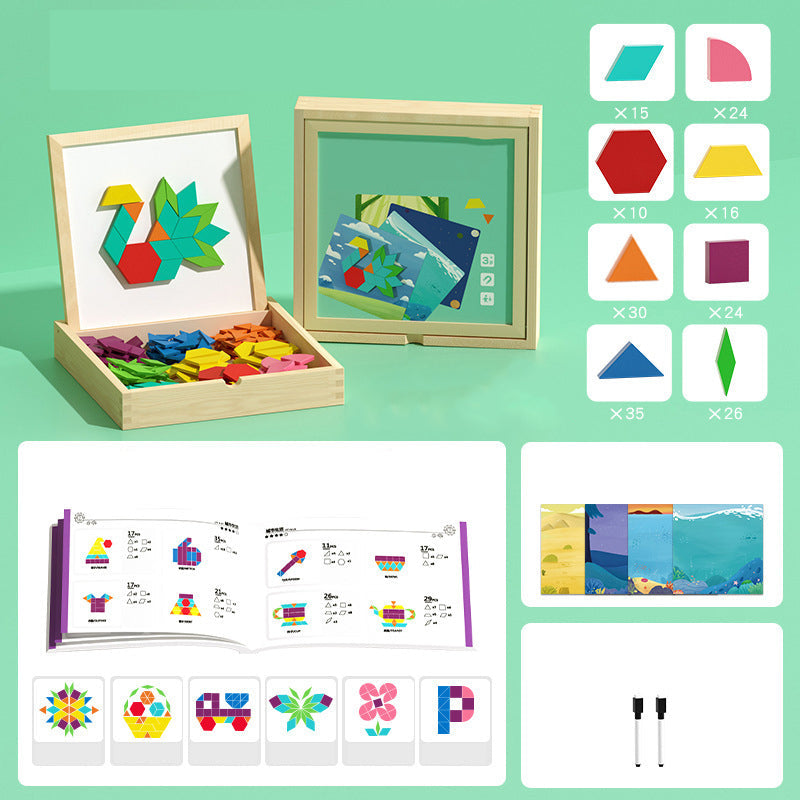MagniPlay – Juego de rompecabezas de madera magnética | 50% DESCUENTO