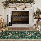 CozyChristmas – Alfombra navideña suave y antideslizante | 50% DESCUENTO