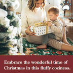 CozyChristmas – Alfombra navideña suave y antideslizante | 50% DESCUENTO