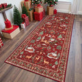 CozyChristmas – Alfombra navideña suave y antideslizante | 50% DESCUENTO