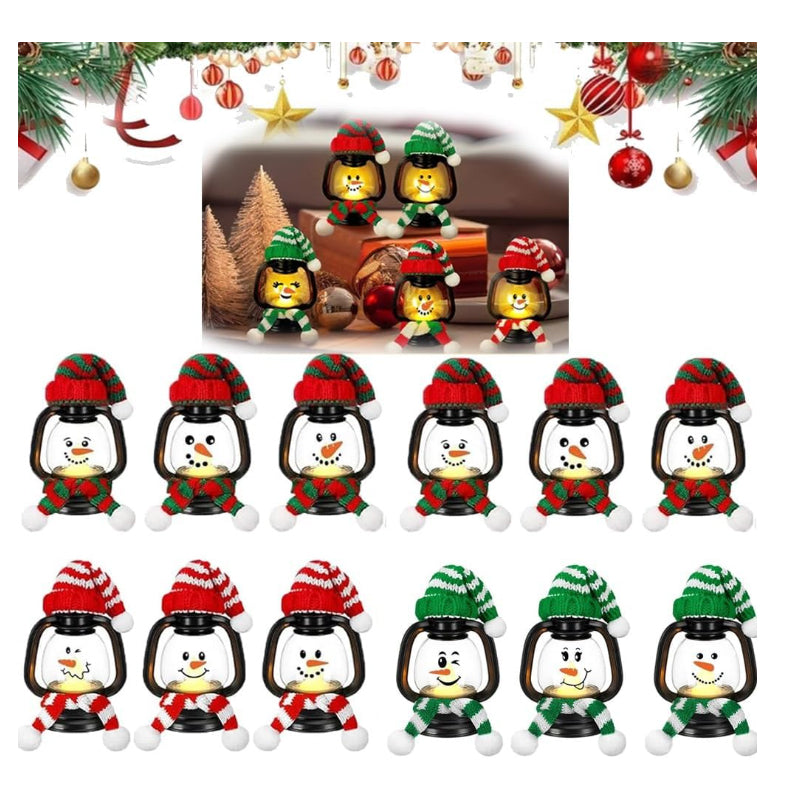FrostyLights – Mini Linternas de Muñeco de Nieve | 1+1 GRATIS
