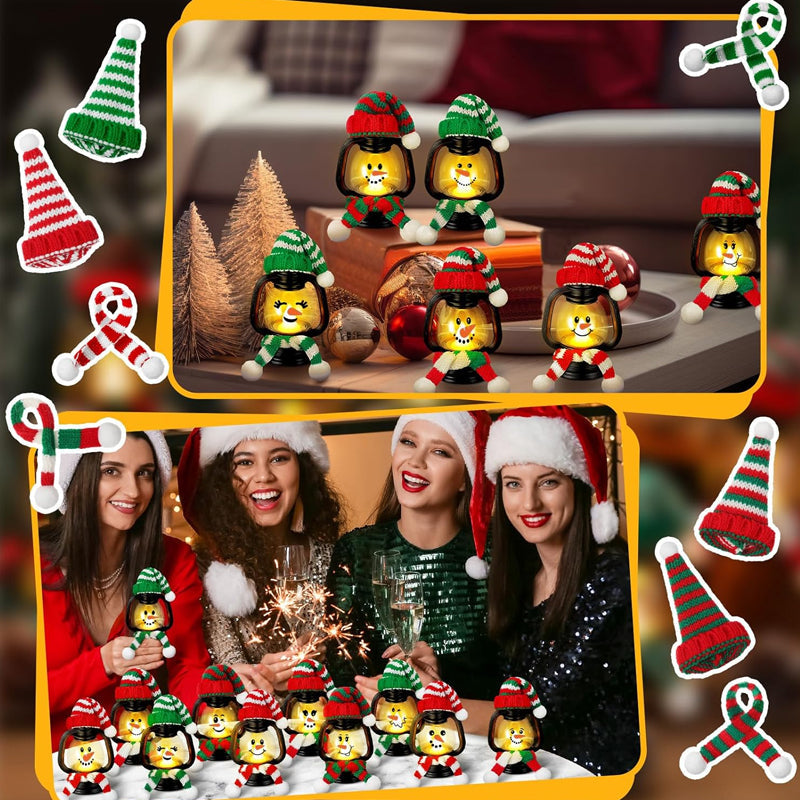 FrostyLights – Mini Linternas de Muñeco de Nieve | 1+1 GRATIS