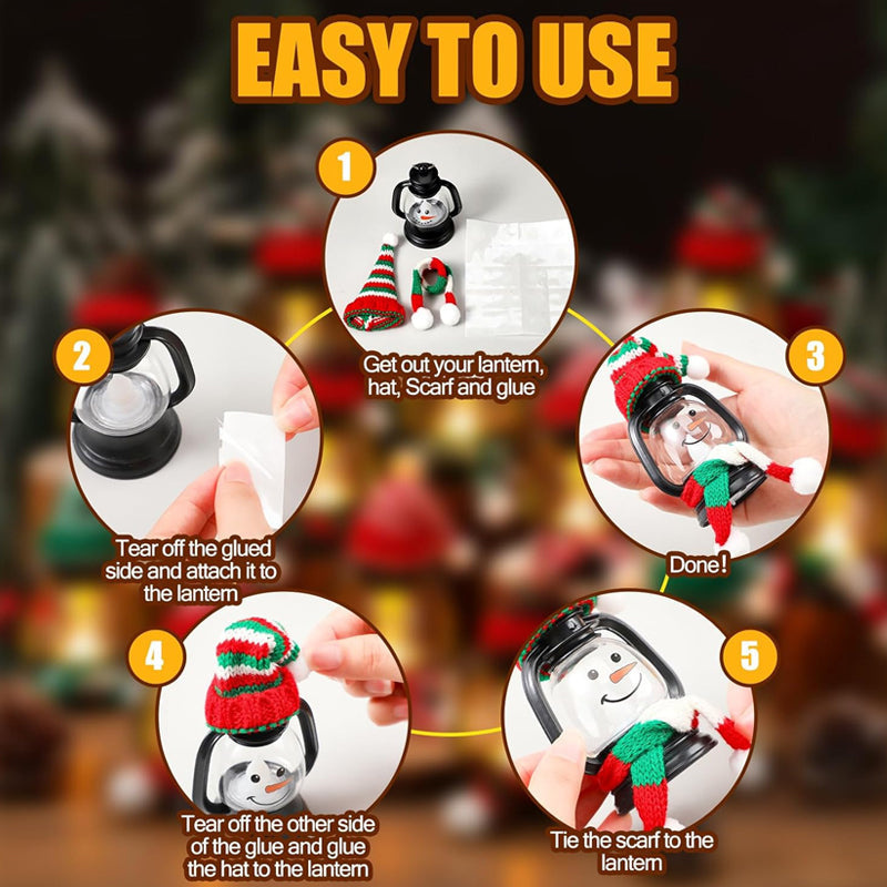 FrostyLights – Mini Linternas de Muñeco de Nieve | 1+1 GRATIS