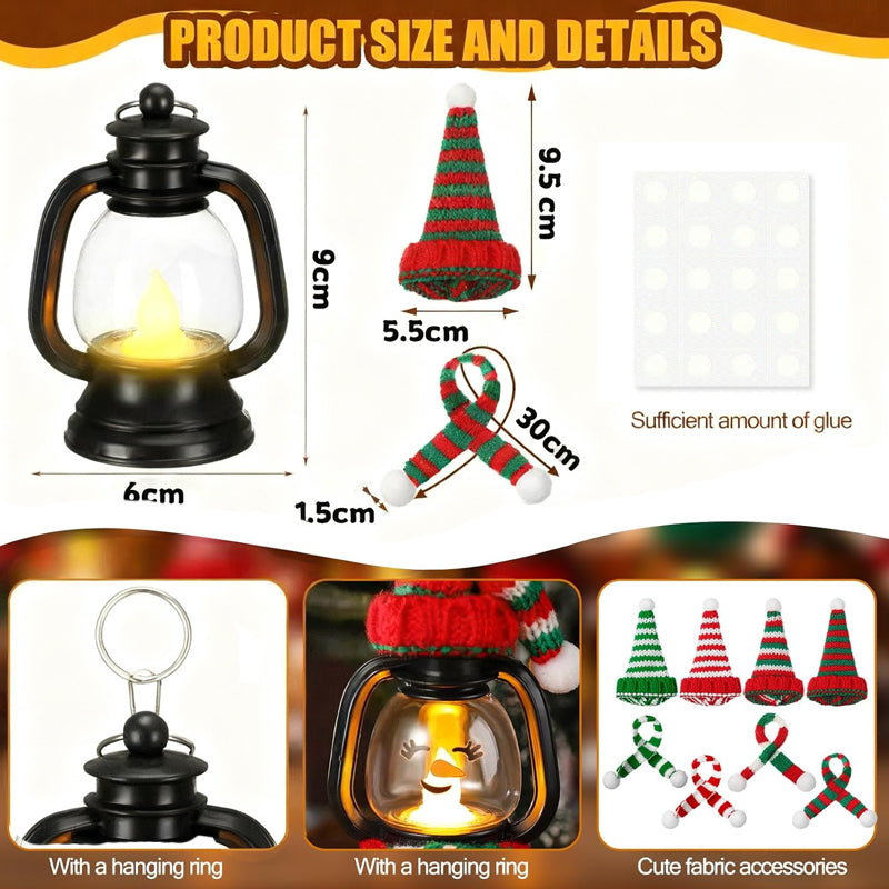 FrostyLights – Mini Linternas de Muñeco de Nieve | 1+1 GRATIS