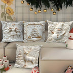 NordForm – Elegantes Fundas de Cojín Navideñas | Set de 4