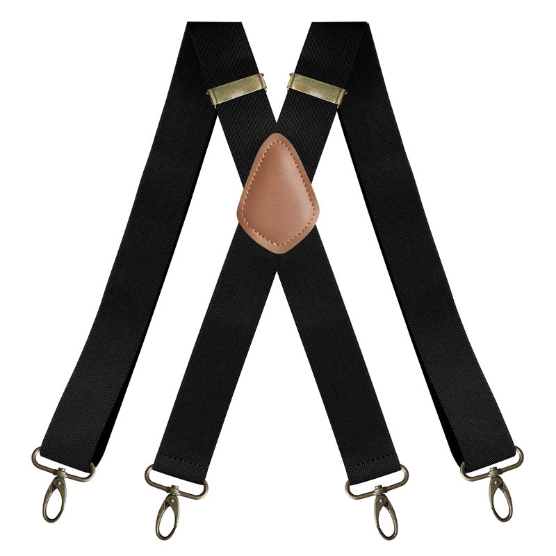 GripStrap Tirantes para Hombre X-Design, 4 Mosquetones, Hebillas de Bronce Vintage