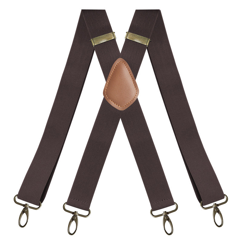 GripStrap Tirantes para Hombre X-Design, 4 Mosquetones, Hebillas de Bronce Vintage