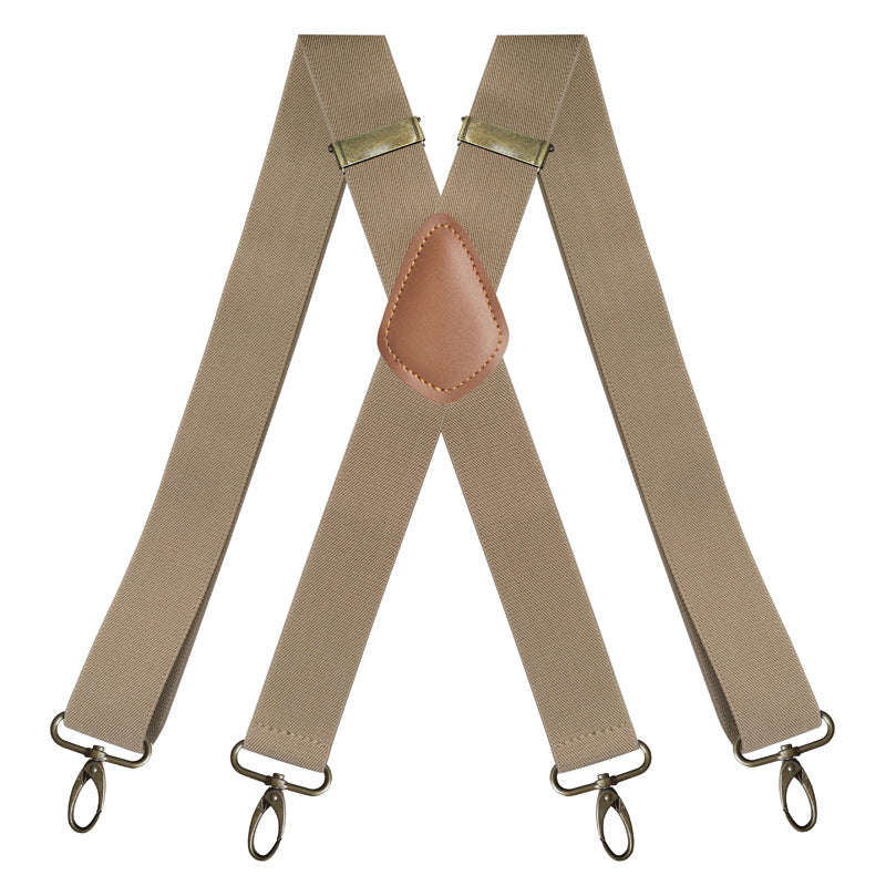 GripStrap Tirantes para Hombre X-Design, 4 Mosquetones, Hebillas de Bronce Vintage