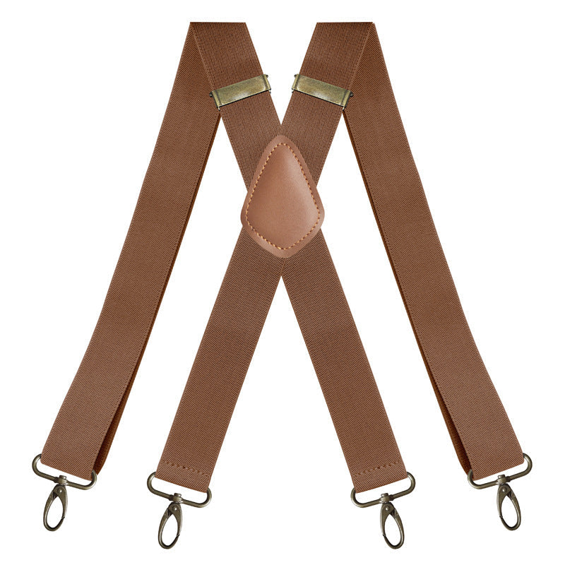 GripStrap Tirantes para Hombre X-Design, 4 Mosquetones, Hebillas de Bronce Vintage