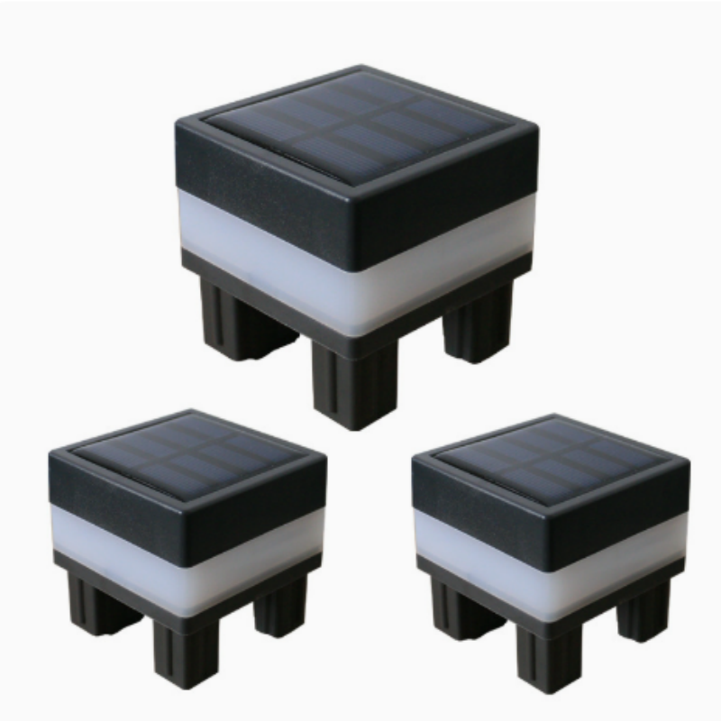 Luz Solar para Poste de PVC para Poste de Cerca de 7x7 cm