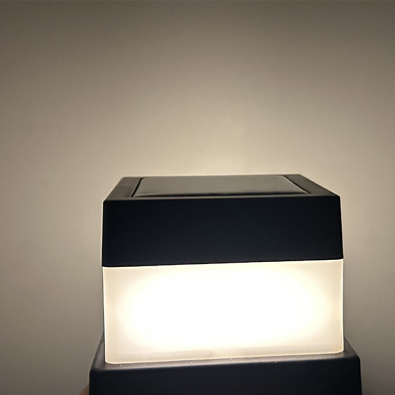 Luz Solar para Poste de PVC para Poste de Cerca de 7x7 cm