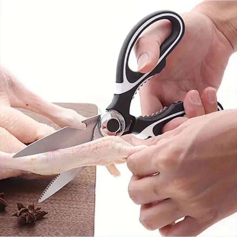 Tijeras de Cocina Multifuncionales de Acero Inoxidable