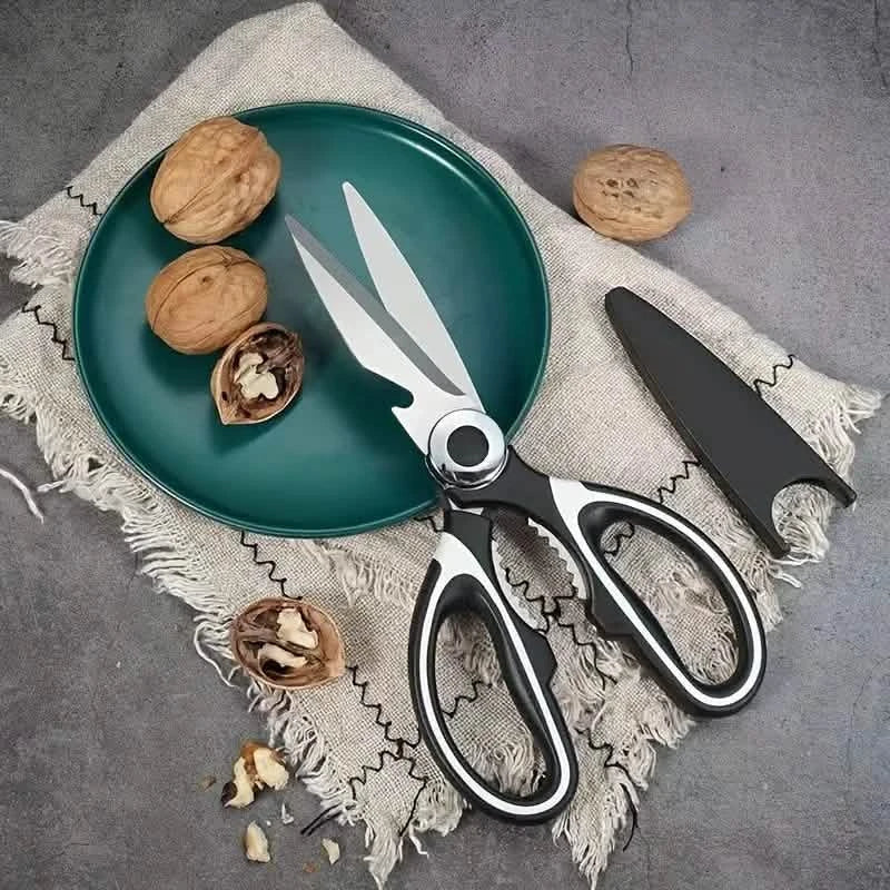 Tijeras de Cocina Multifuncionales de Acero Inoxidable