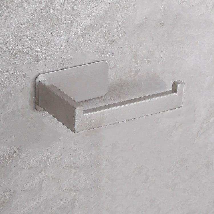 Soporte de papel higiénico de acero inoxidable (sin taladrar)