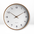 Reloj de Pared de Madera Maciza - Elegante Silencio Escandinavo