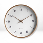 Reloj de Pared de Madera Maciza - Elegante Silencio Escandinavo
