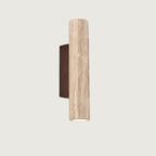 Aplique de Pared | Iluminación de Diseño de Travertino Elegante
