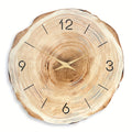 Reloj de Pared de Madera Silencioso Dandy - Textura Realista