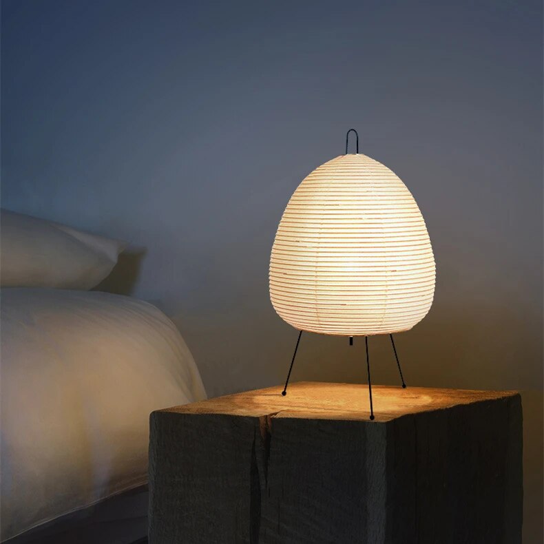 Lámpara de Papel de Arroz Japonesa - Diseño LED | Iluminación Decorativa
