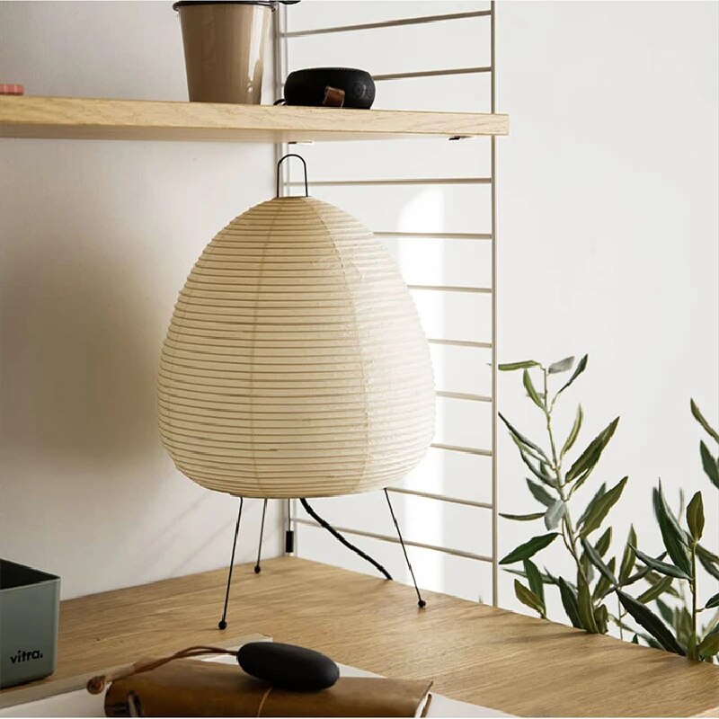 Lámpara de Papel de Arroz Japonesa - Diseño LED | Iluminación Decorativa