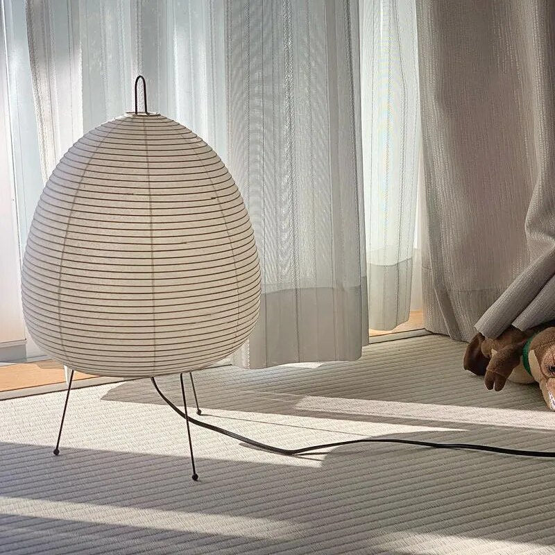Lámpara de Papel de Arroz Japonesa - Diseño LED | Iluminación Decorativa