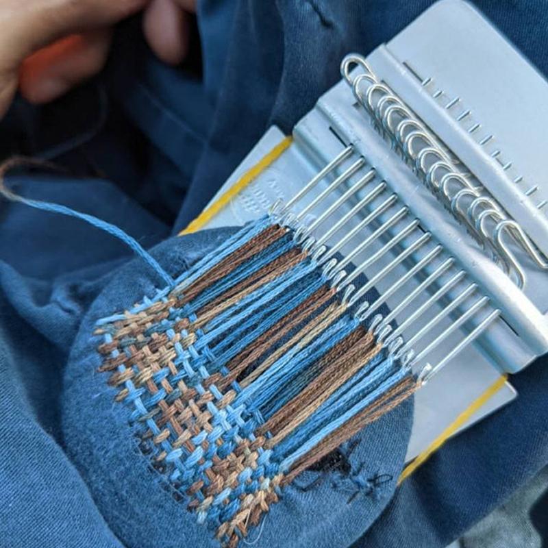 Telar de remiendo para reparación de ropa – Varios ganchos