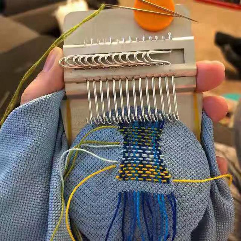 Telar de remiendo para reparación de ropa – Varios ganchos