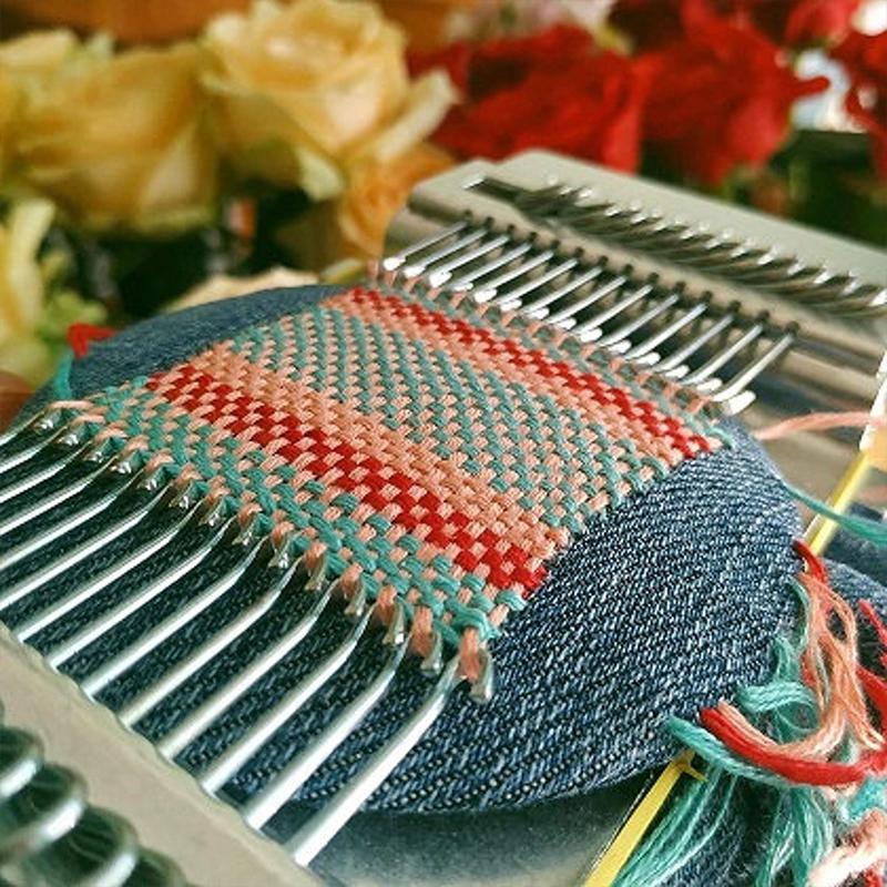 Telar de remiendo para reparación de ropa – Varios ganchos