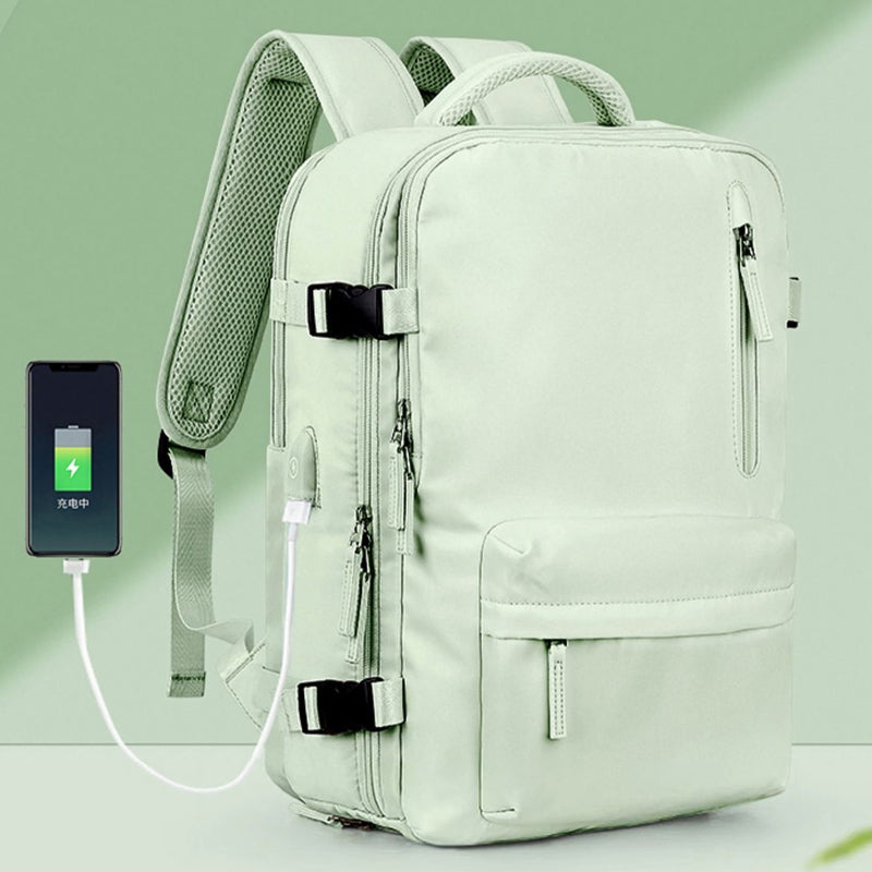 Mochila grande multifuncional impermeable para mujeres