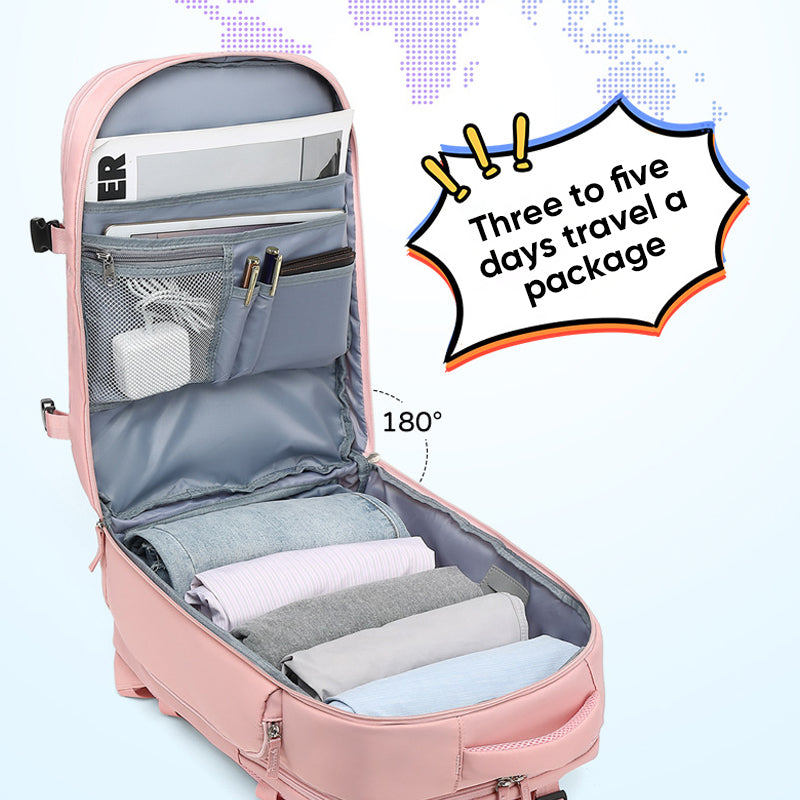 Mochila grande multifuncional impermeable para mujeres