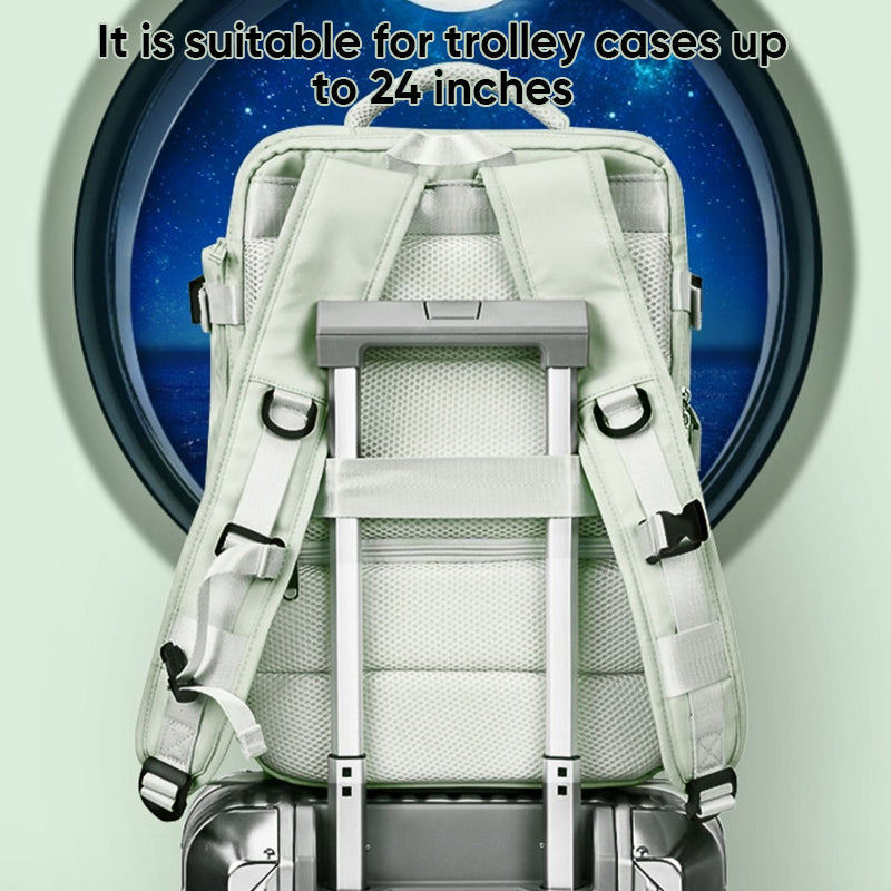 Mochila grande multifuncional impermeable para mujeres