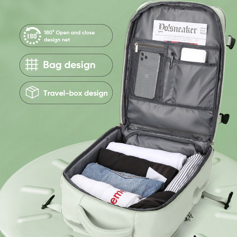 Mochila grande multifuncional impermeable para mujeres
